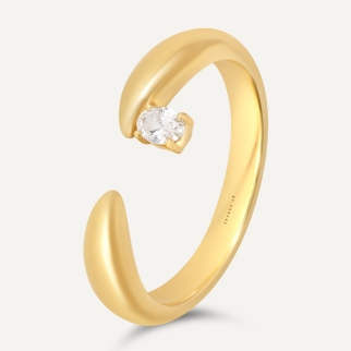 BAGUE VAILLANCE Or Jaune