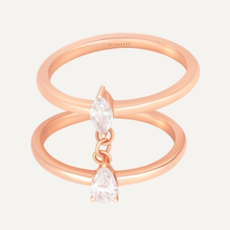 BAGUE HÉROIQUE Or Rose